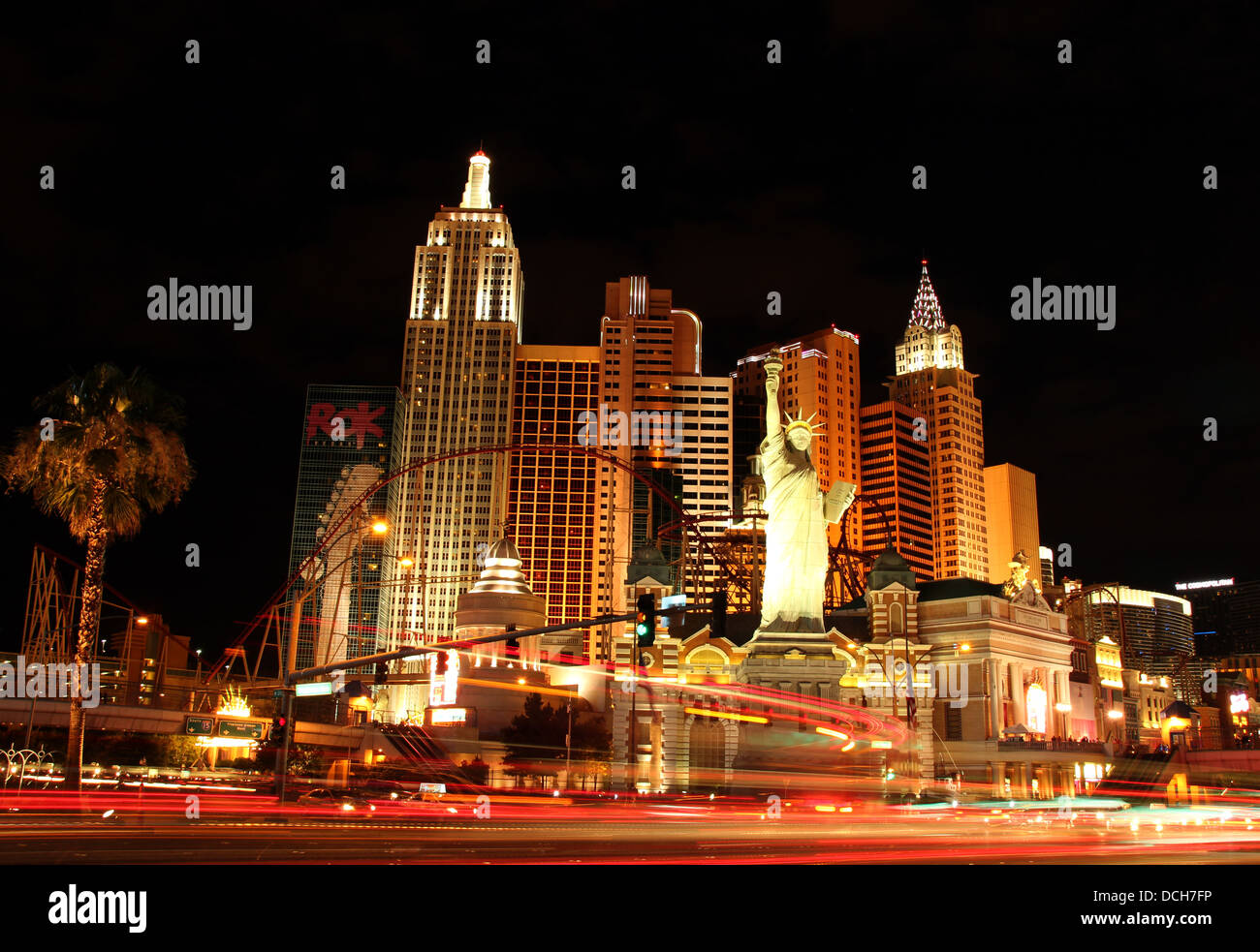 El Hotel New York New York, Las Vegas, Nevada, EE.UU. Foto de stock