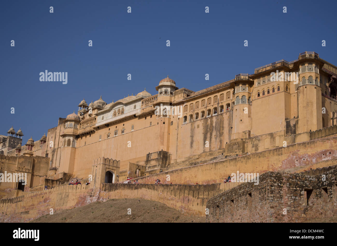 Color ámbar ( ) Amer Fort / Palace - Jaipur, Rajasthan, India Foto de stock