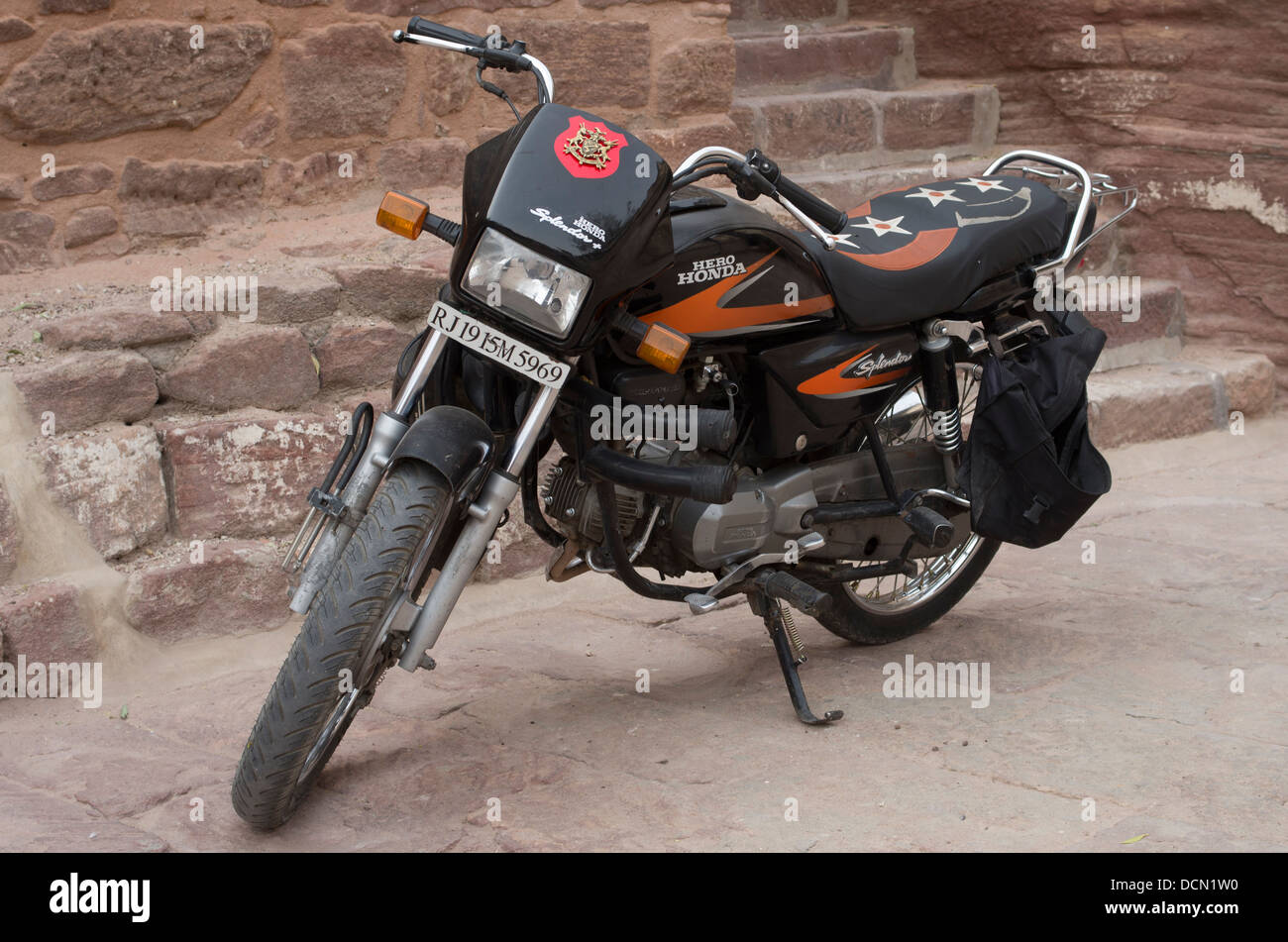 Hero Honda Moto - Jodhpur, India Foto de stock