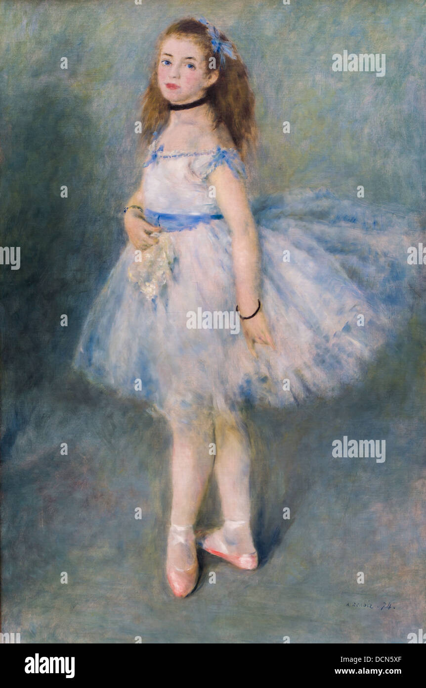 El siglo XIX - la bailarina - Auguste Renoir (1874) Philippe Sauvan-Magnet / Museo Activo Foto de stock