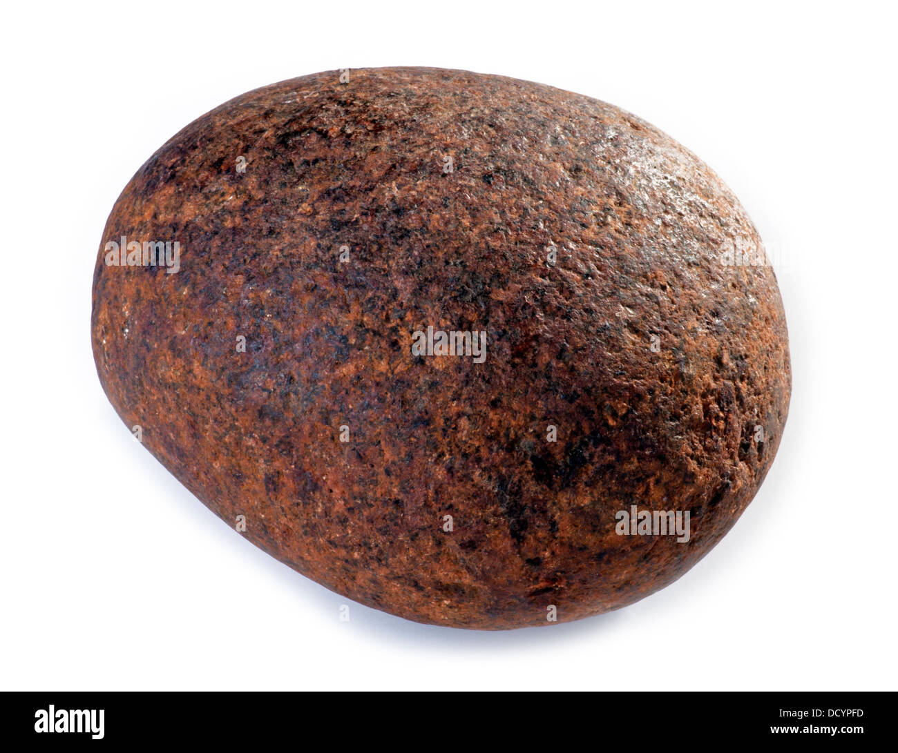 Hierro - boulder de mineral de hierro oxidado Foto de stock