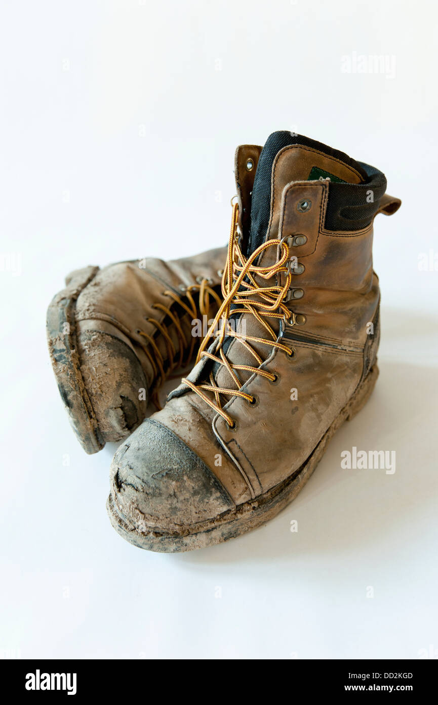 Botas de construcción fotografías e imágenes de alta resolución - Alamy