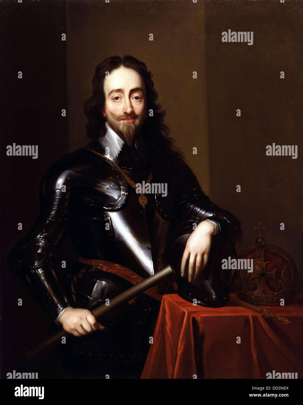 Carlos I, Carlos I, Rey de Gran Bretaña e Irlanda desde 1625. Foto de stock
