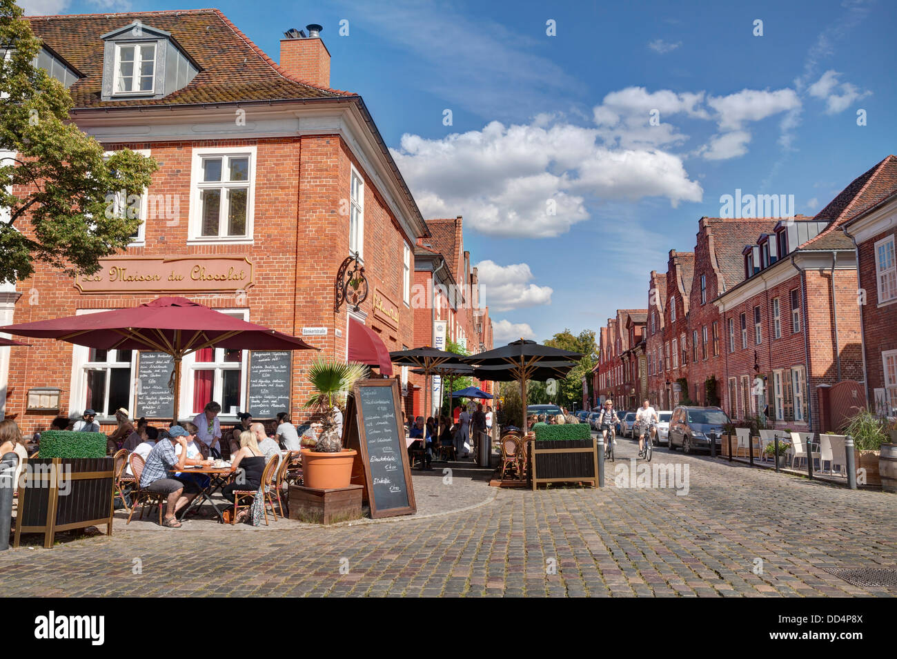 Barrio Holandés, Potsdam, Brandenburgo, Alemania Foto de stock