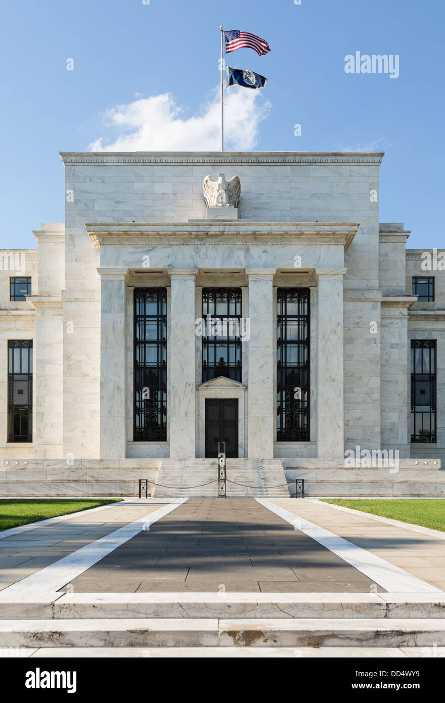 Edificio de la Reserva Federal, Washington DC, EE.UU. Foto de stock