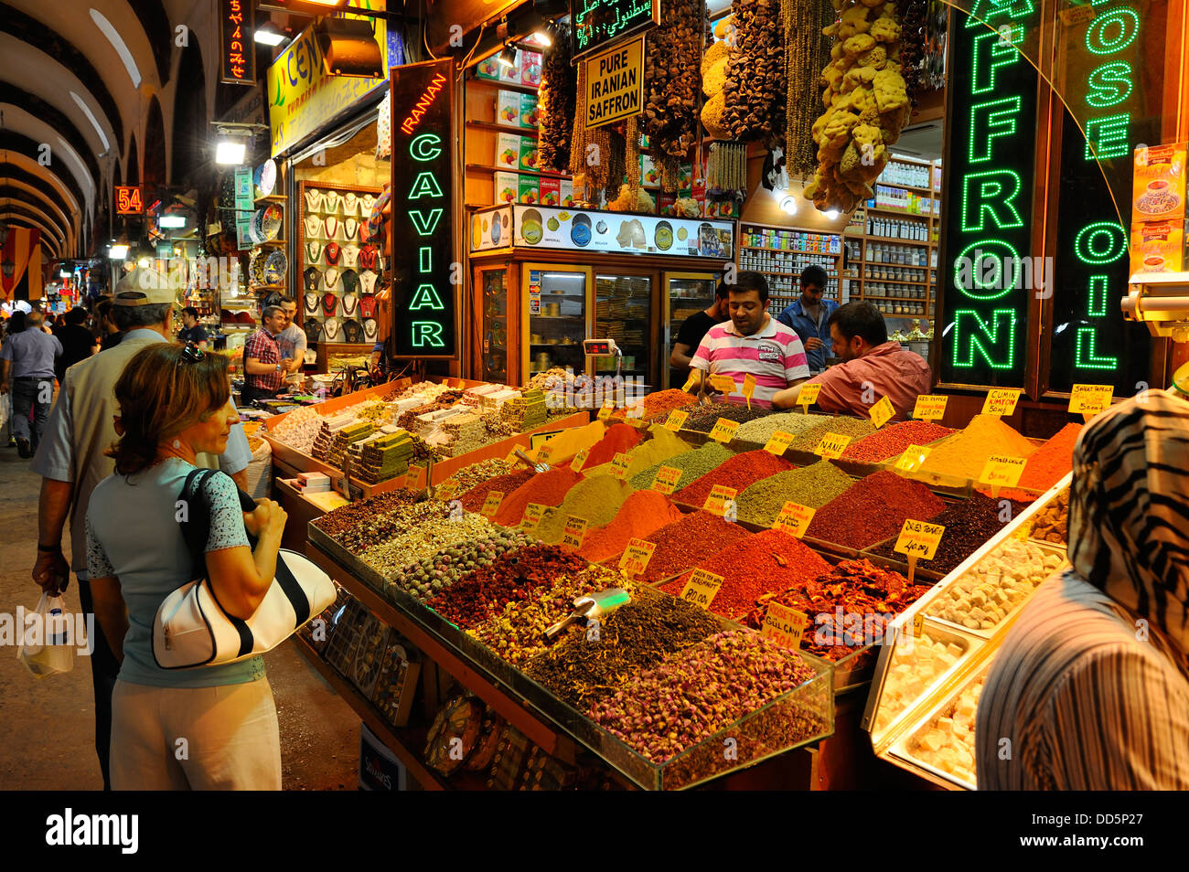 El Bazar de las especias, Estambul, Turquía Fotografía de stock - Alamy