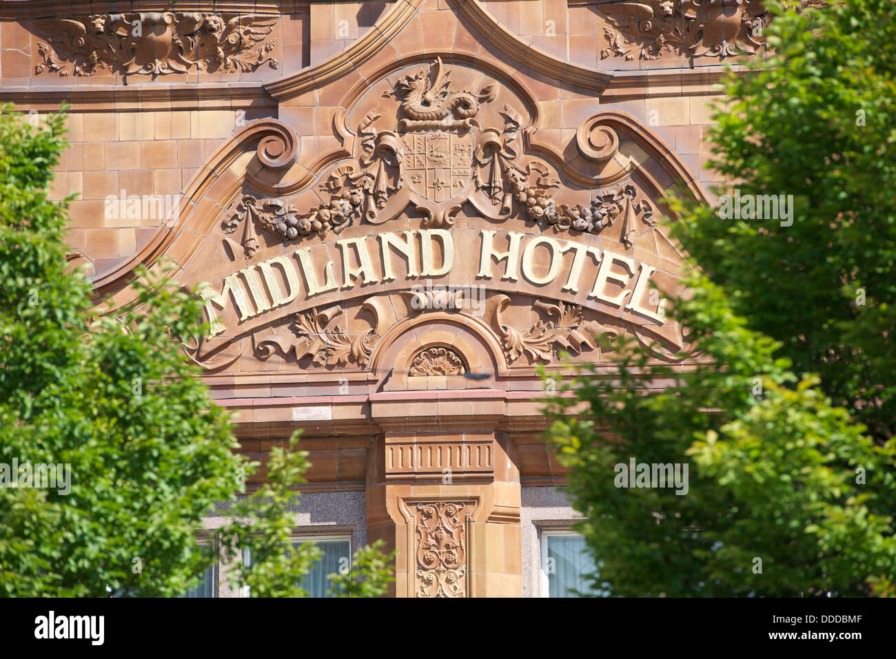 Midland Hotel Manchester Foto de stock
