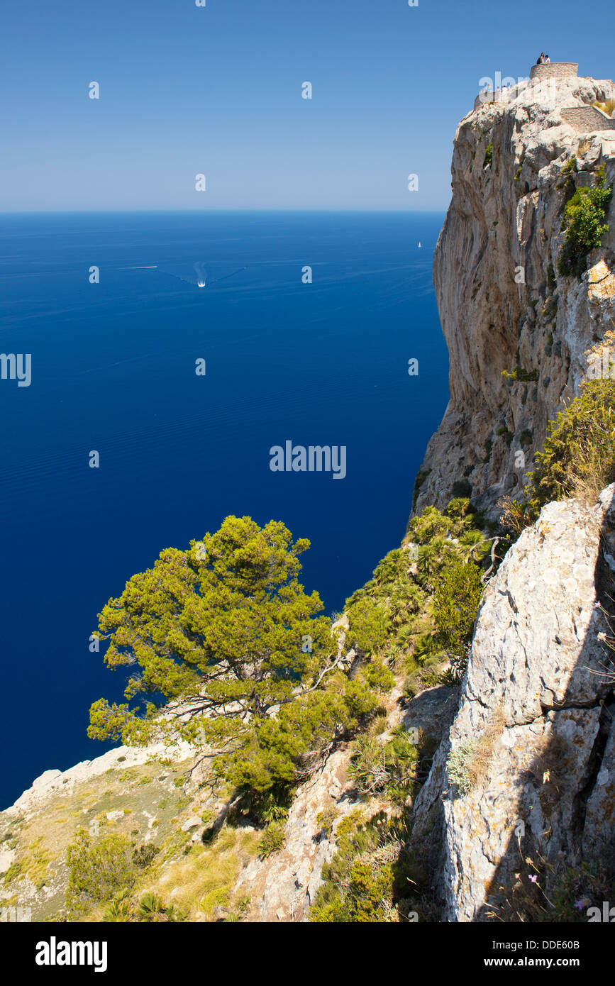 El cabo de Formentor en la costa norte de Mallorca, España ( Baleares ) Foto de stock