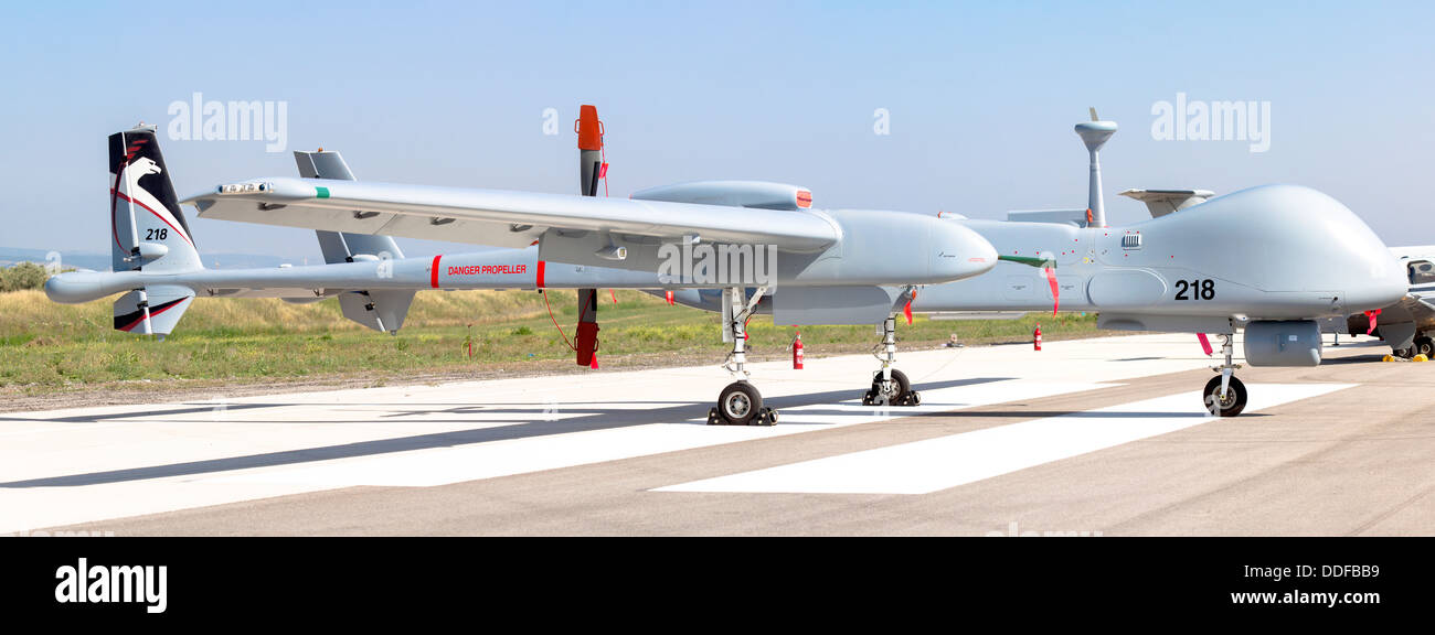 La Fuerza Aérea Israelí (IAF) IAI Heron TP (IAI Eitan) un vehículo aéreo no  tripulado (UAV Fotografía de stock - Alamy