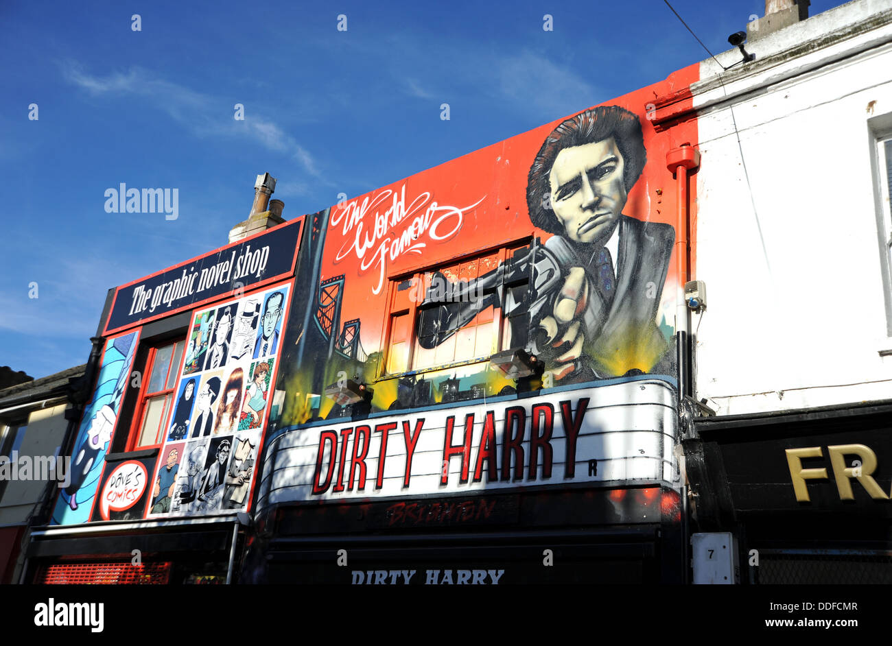 Harry el Sucio tienda de ropa de moda en North Laine bohemia de Brighton,  REINO UNIDO Fotografía de stock - Alamy