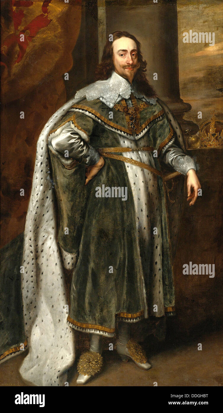 El rey Carlos I de Inglaterra, Escocia e Irlanda Foto de stock