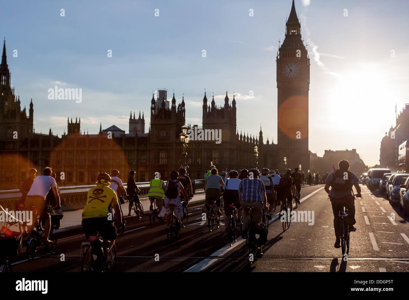 Londres, Reino Unido. 02Nd Sep, 2013. Espacio para el paseo en bicicleta, Londres, 02 de septiembre de 2013 Crédito: Zefrog/Alamy Live News Foto de stock