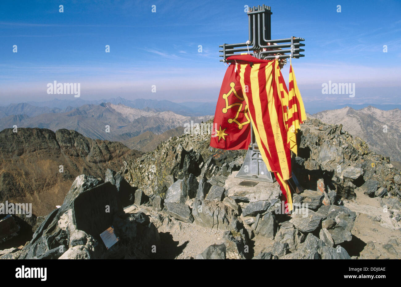 Cap d'Estats (3143m) El Pallars Sobirà. Provincia de Lleida. Catalunya. Montañas del Pirineo. España Foto de stock