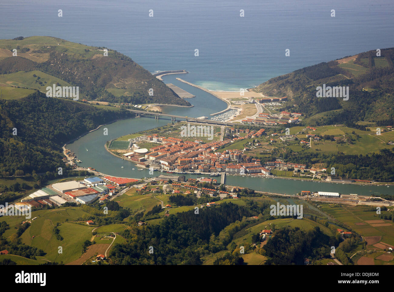 Desembocadura del Río Oria, Orio, Gipuzkoa,