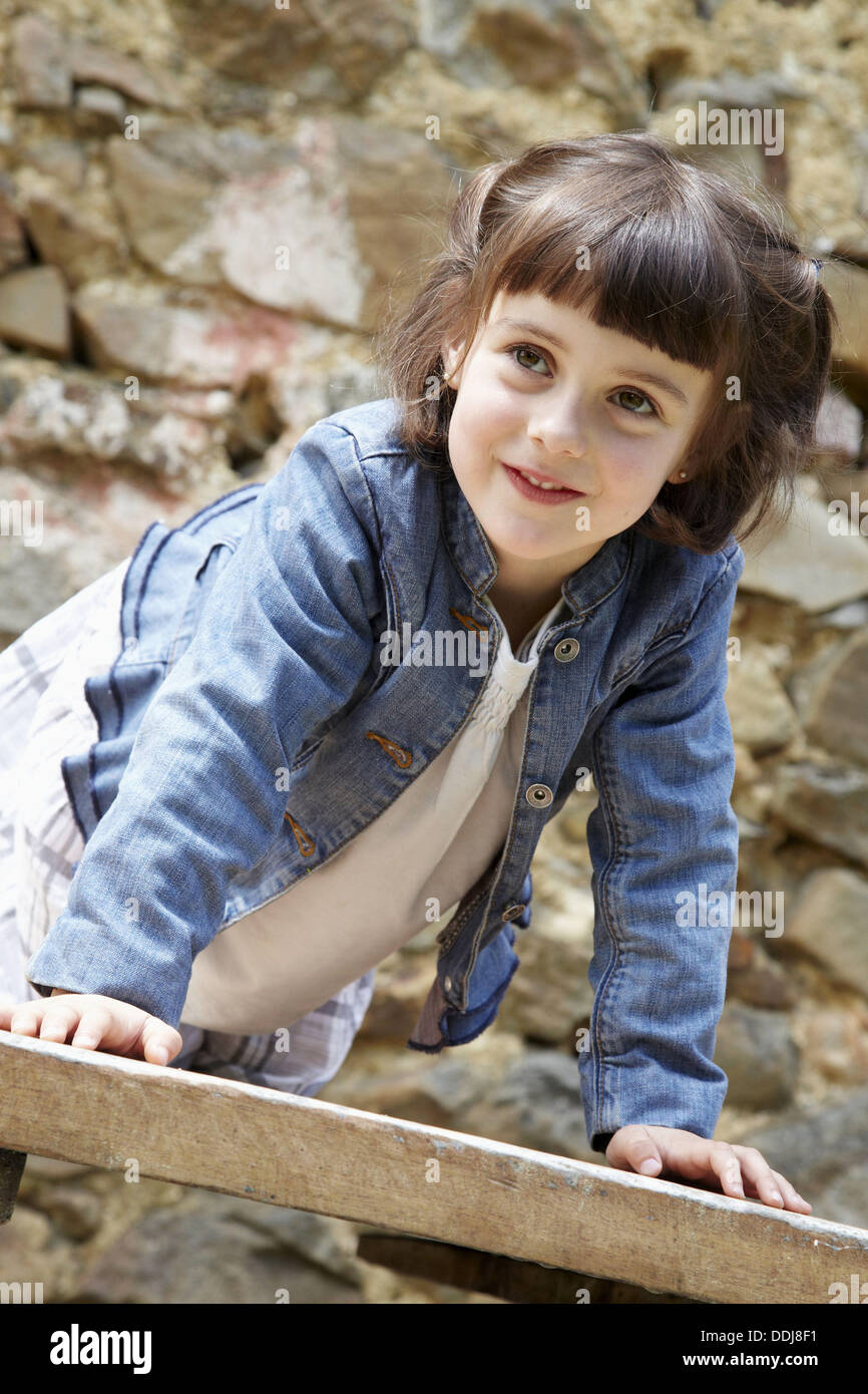 niña de 5 años Fotografía de stock - Alamy