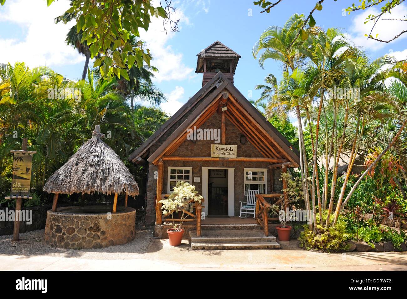 Hale Kawaiola Pule Capilla Centro Cultural Polinesio Laie Honolulu Oahu