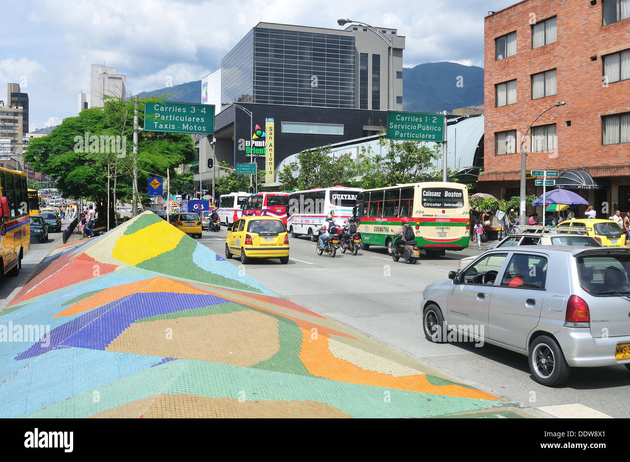 Oriental Avenue - Centro de Medellín .Departamento de Antioquia. COLOMBIA Foto de stock