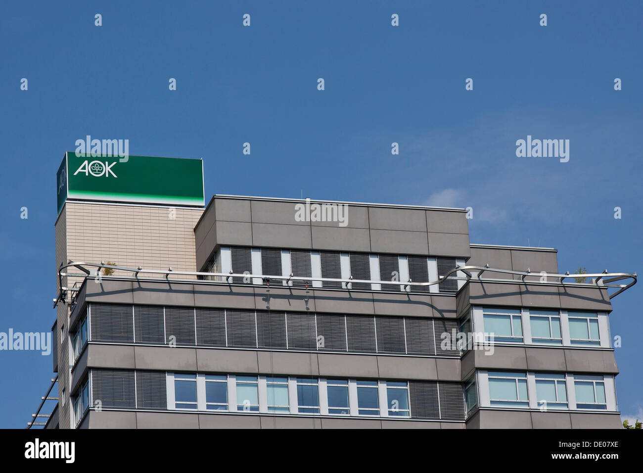 Edificio de la compañía de seguros de salud AOK en Berlín. Foto de stock