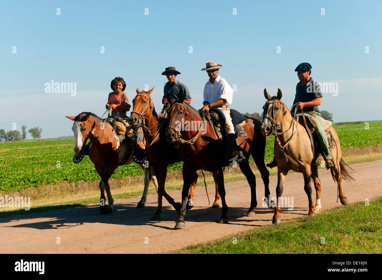 Vaqueros argentinos e de alta resolución - Alamy