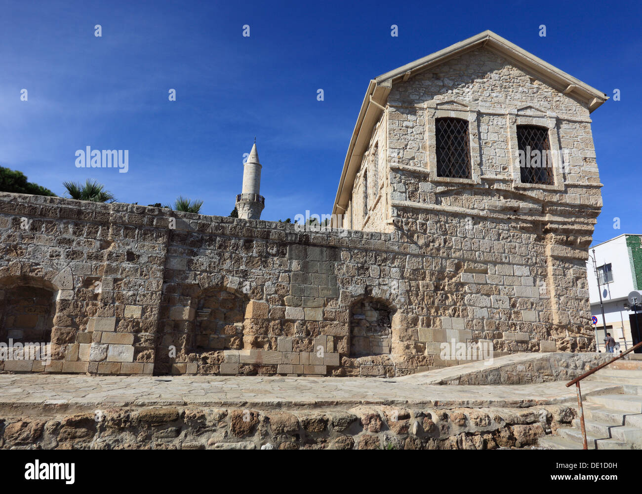 Chipre, Larnaca, Larnaca, en el centro histórico, La Fortaleza turca, Turkish fort, construido en 1625. Foto de stock