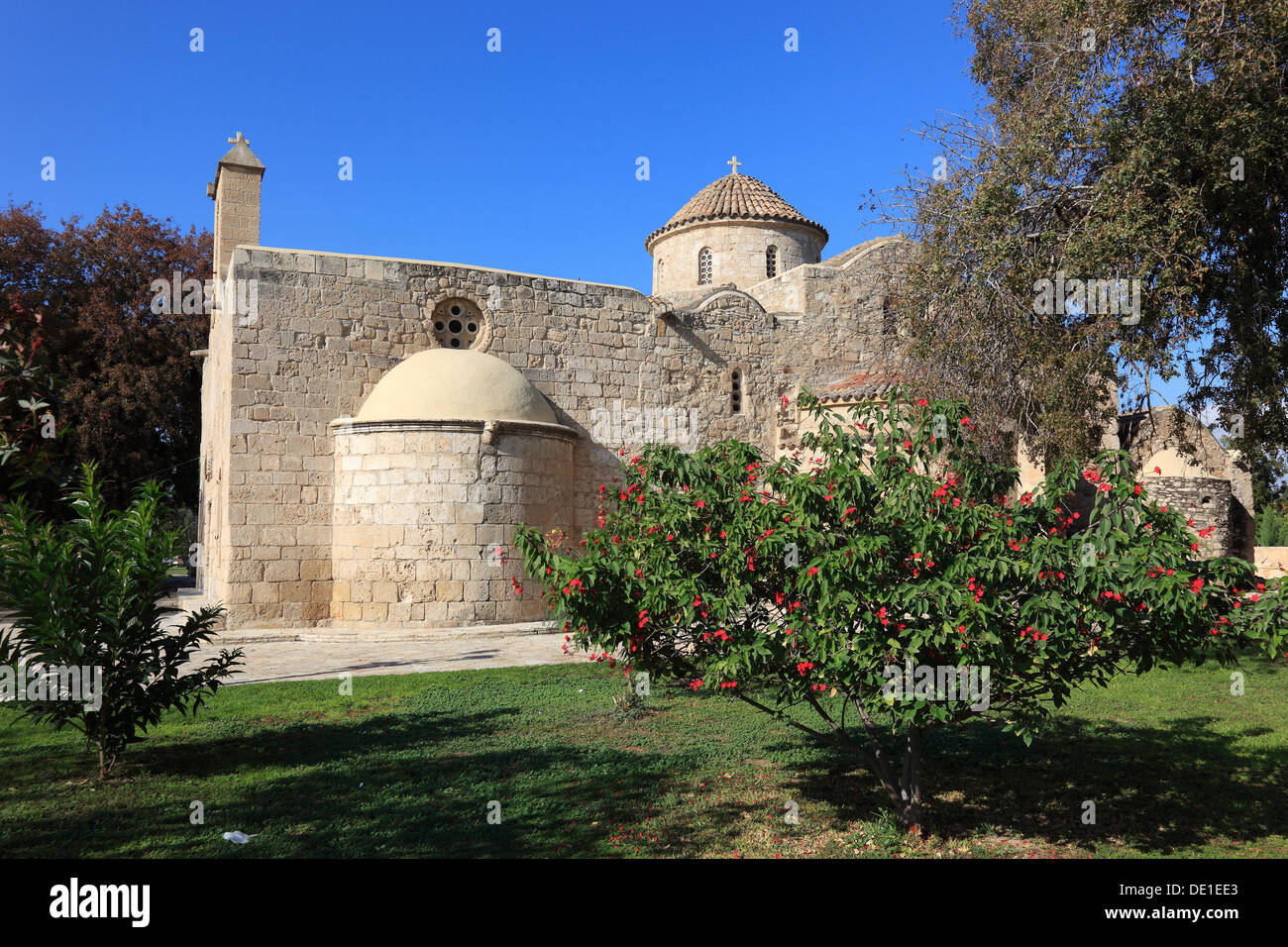 Chipre, Kiti, iglesia bizantina de Panagia Angelokistos Foto de stock