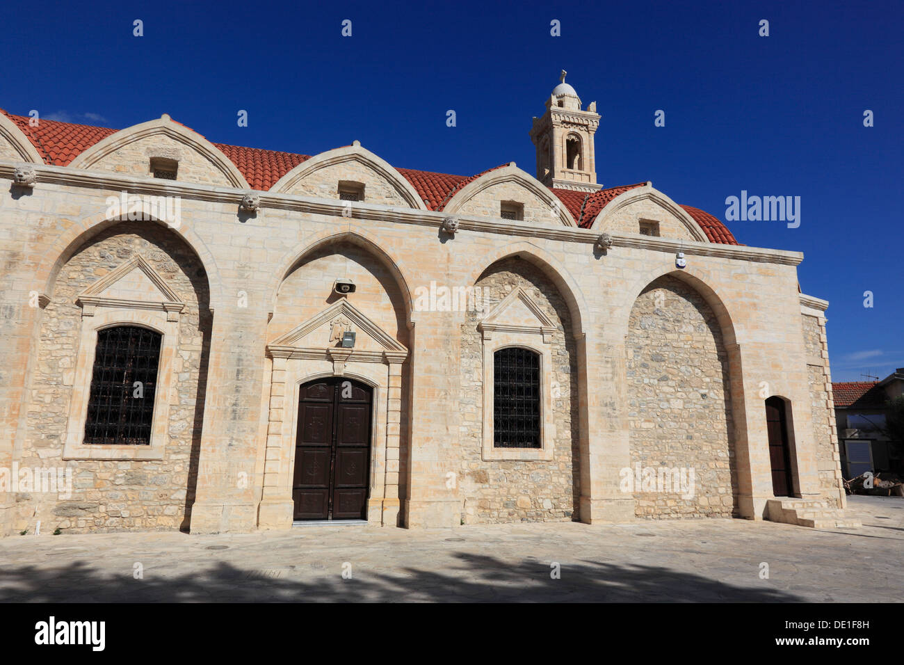 Chipre, Perivolia, lugar en Kiti, iglesia local Foto de stock