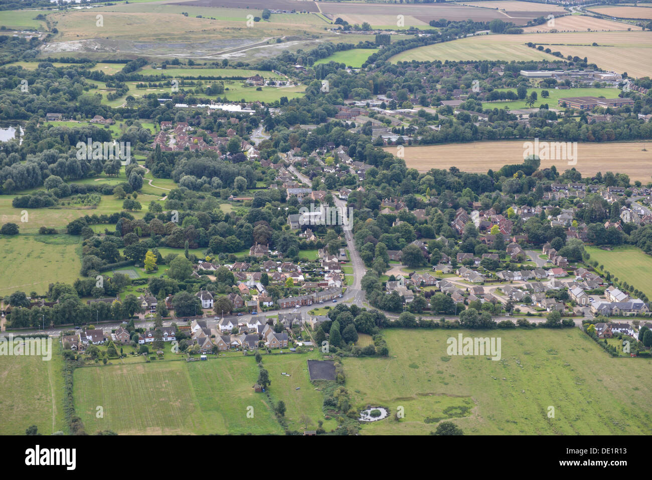 Fotografía aérea de Brampton Foto de stock