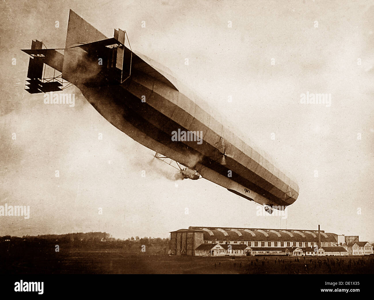 Dirigible Zeppelin Nº 8 1900 Foto de stock