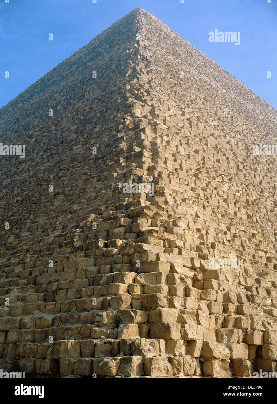 La Gran Pirámide de Keops. Foto de stock