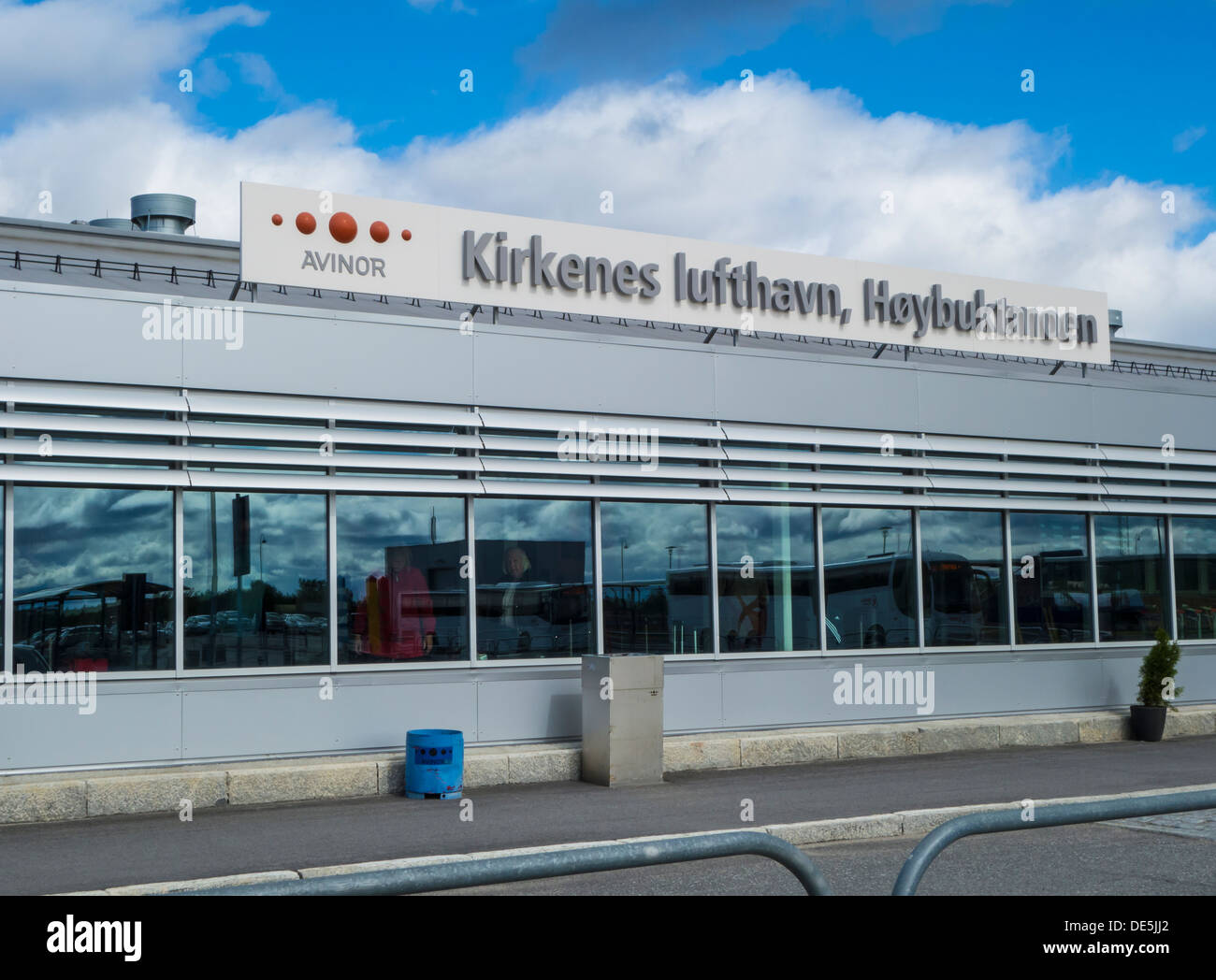 Aeropuerto de Kirkenes Foto de stock