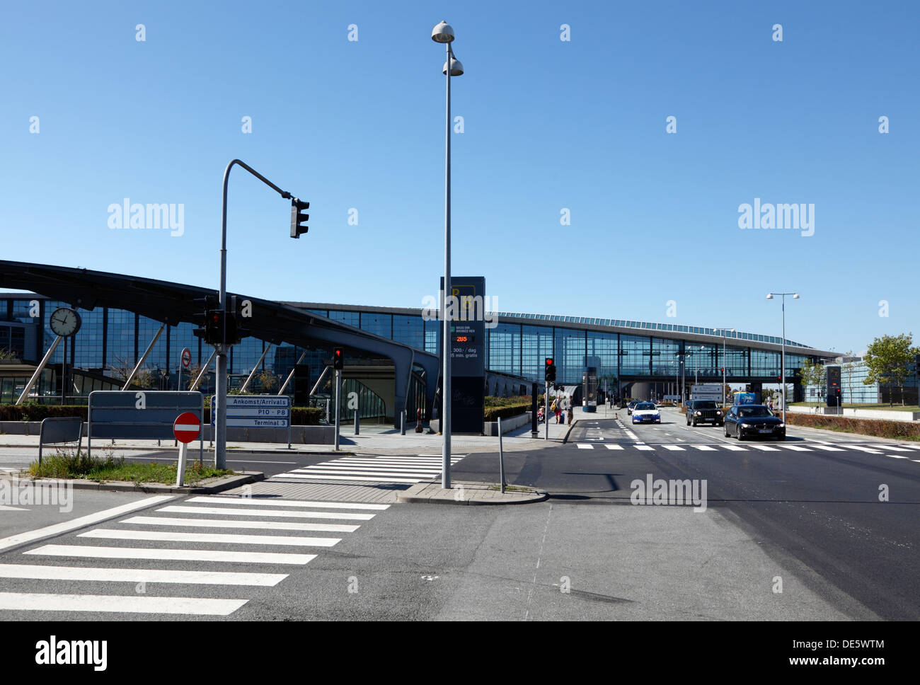 El aeropuerto de Copenhague, el Aeropuerto Kastrup de Copenhague, Dinamarca Foto de stock