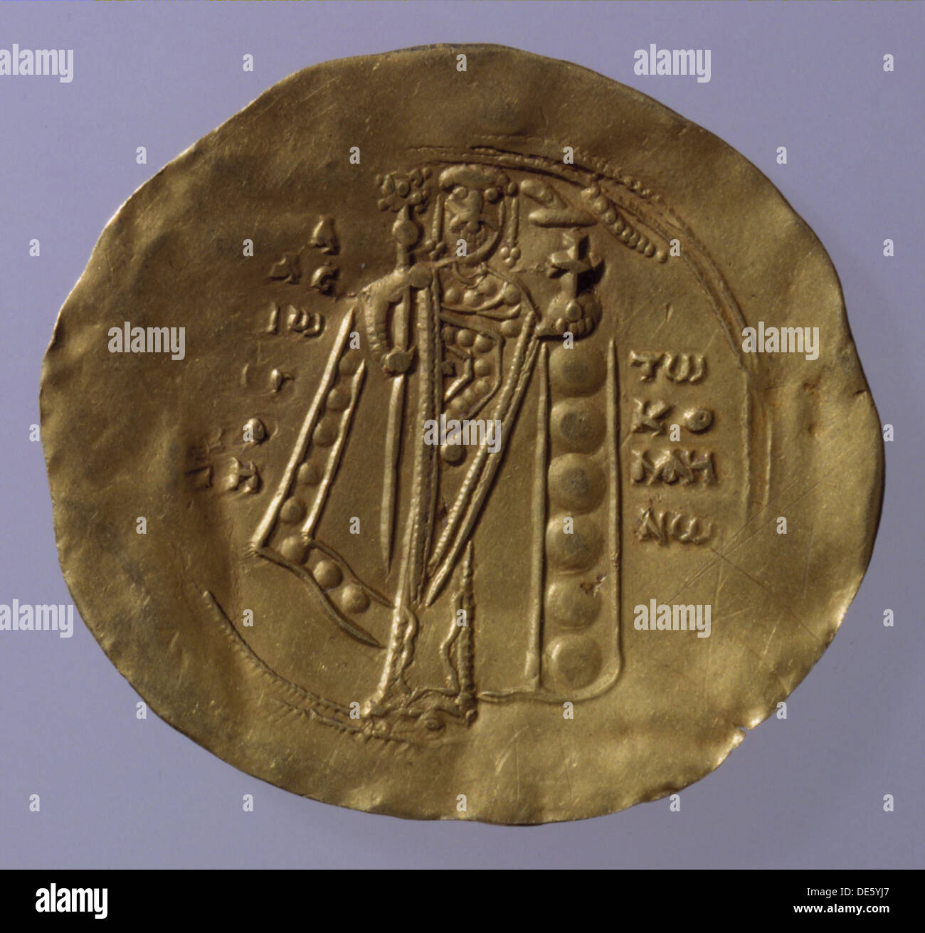 Hyperpyron de Alexios I Komnenos, 1081-1118. Artista: Numismática monedas antiguas Foto de stock