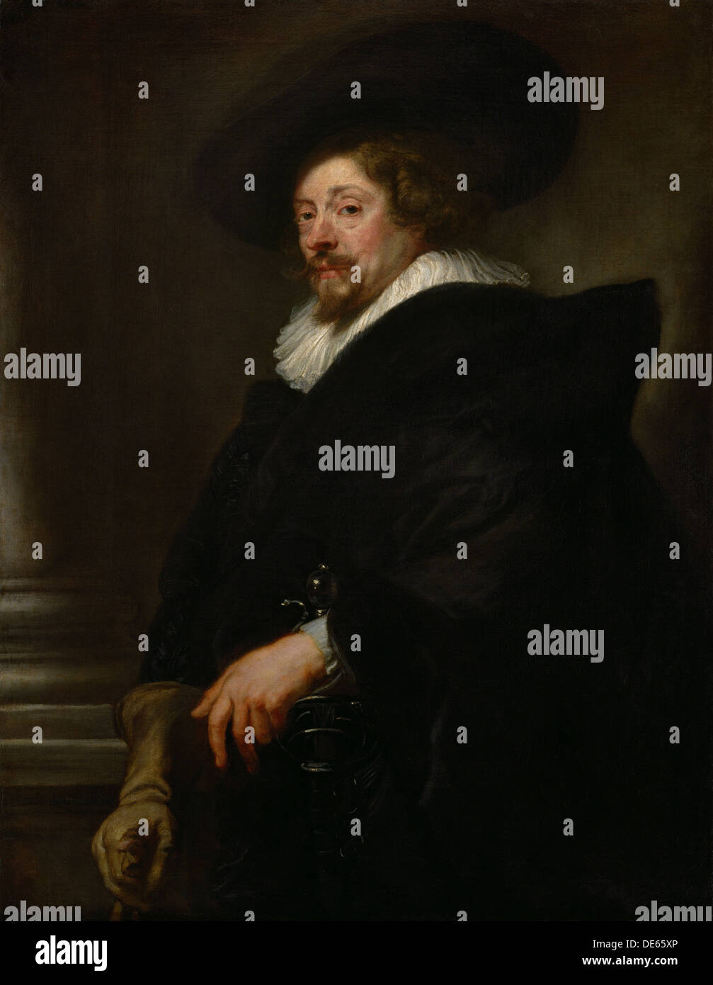 Autorretrato, ca 1638. Artista: Rubens, Pieter Paul (1577-1640) Foto de stock