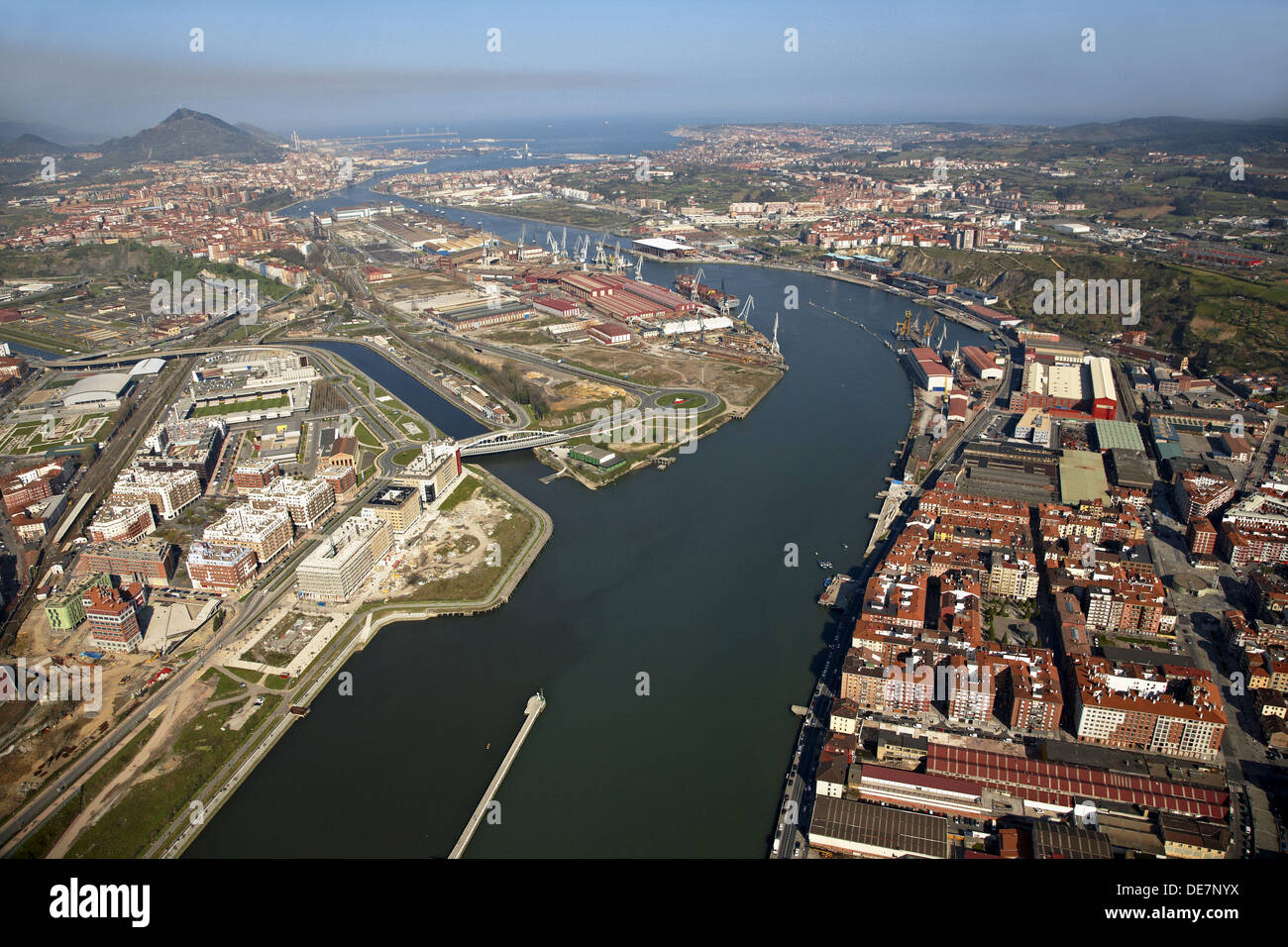 Altzaga, con Barakaldo y Sestao en segundo plano, Bilbao, Vizcaya, País  Vasco, España Fotografía de stock - Alamy
