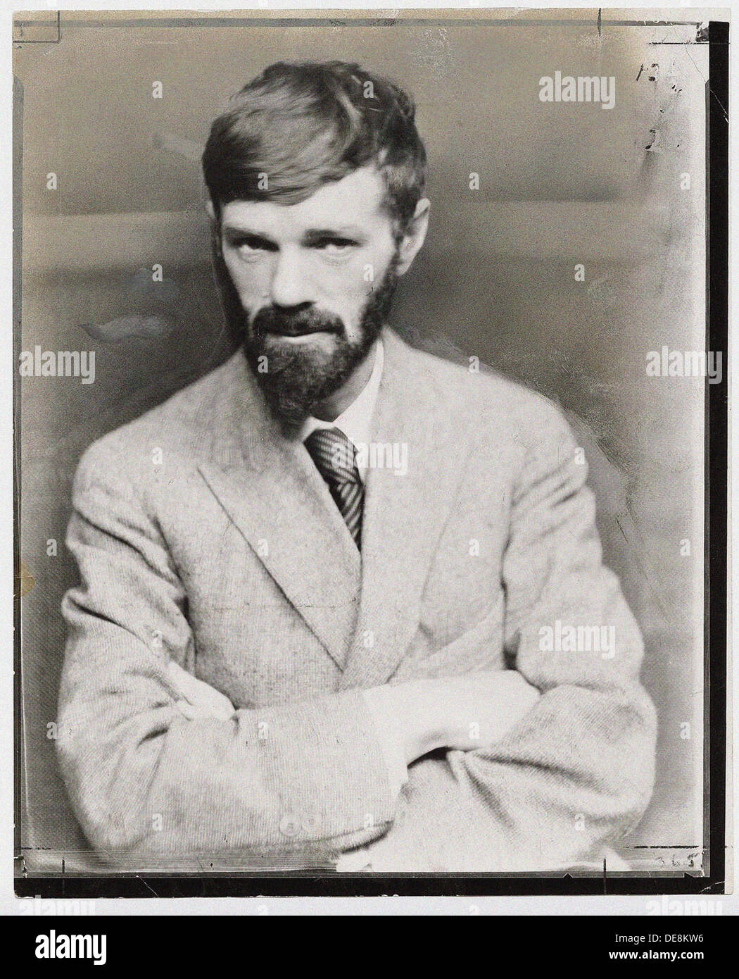 David Herbert Lawrence (es decir 18851930), al final del decenio de 1920. Foto de stock