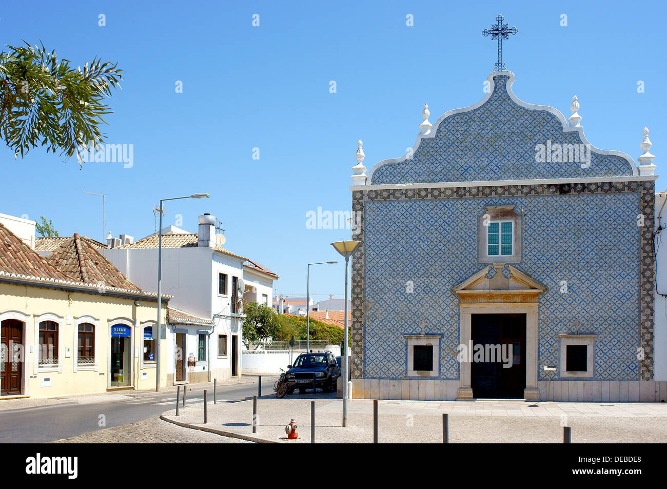Igreja São Brás Iglesia Tavira Algarve Portugal Foto de stock
