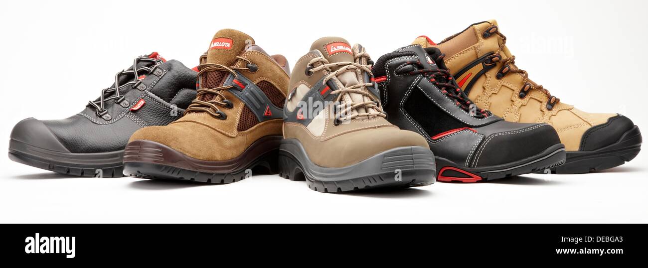 Equipos de protección personal (PPE), botas de seguridad Fotografía de  stock - Alamy