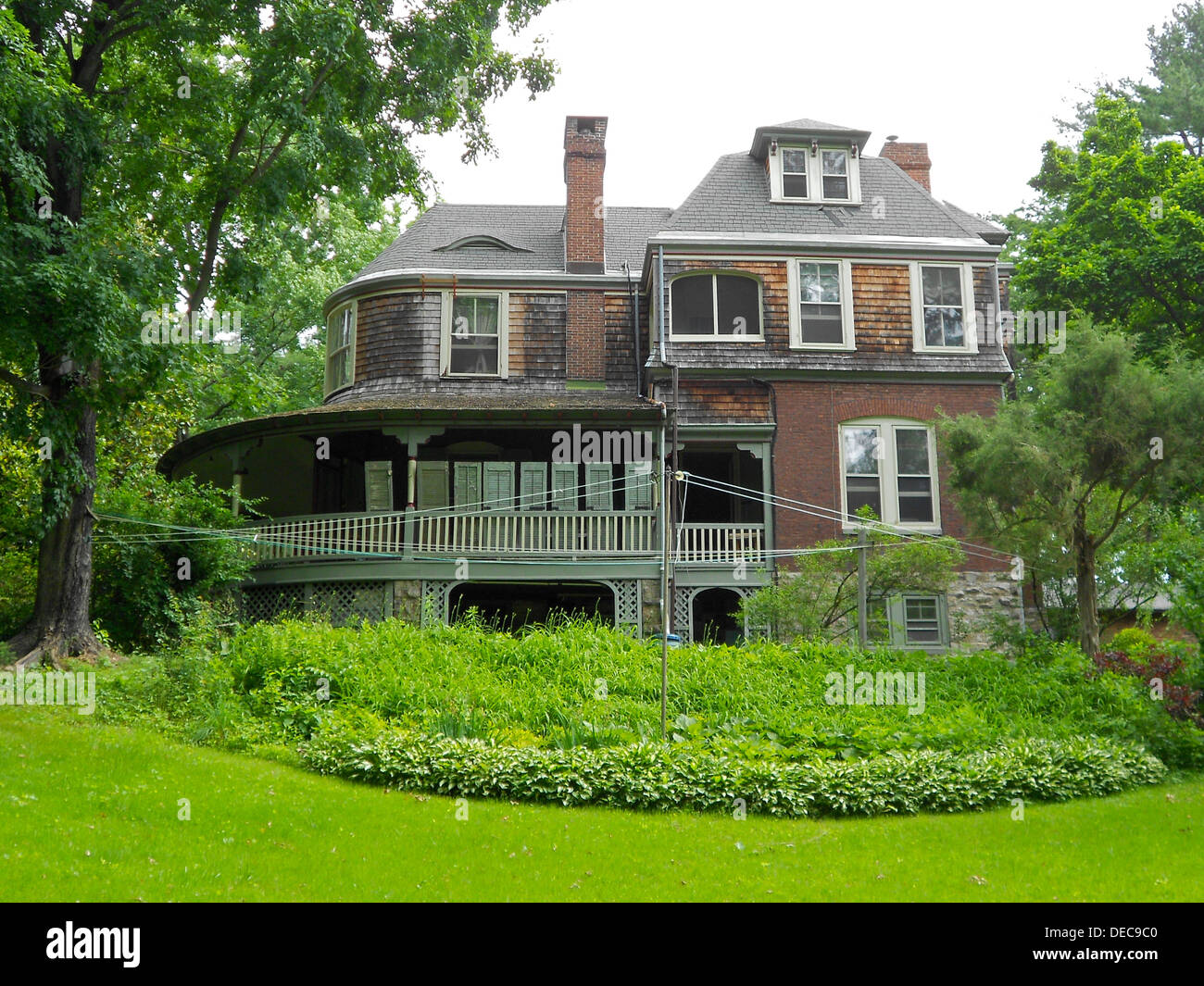 'Idlewild' cerca de Media, Pennsylvania, diseñado y vivía en una casa de verano por el arquitecto Frank Furness. Foto de stock
