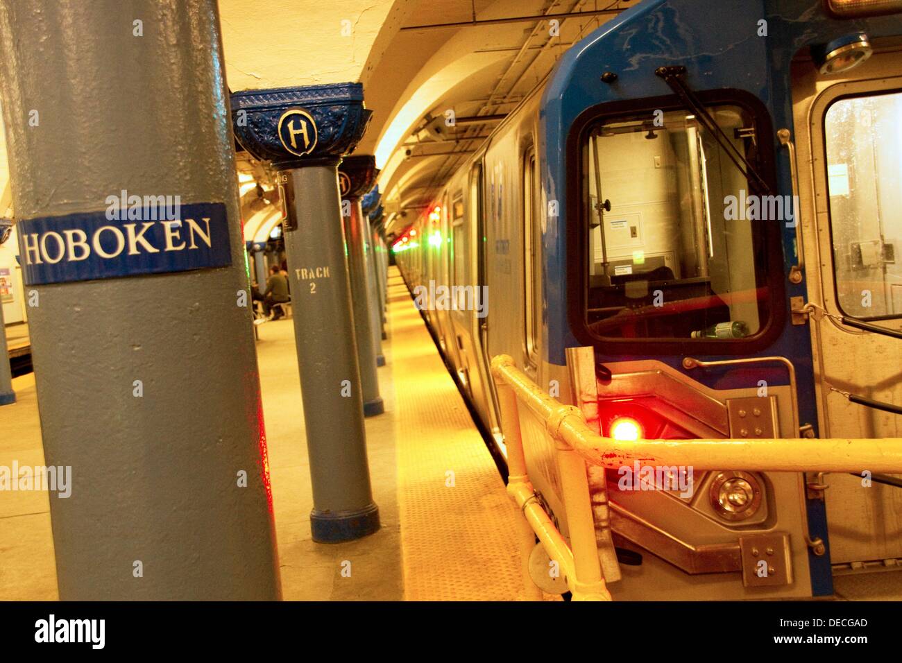 Los EEUU. Nueva Jersey, Hoboken, Path (Port Authority TransHudson