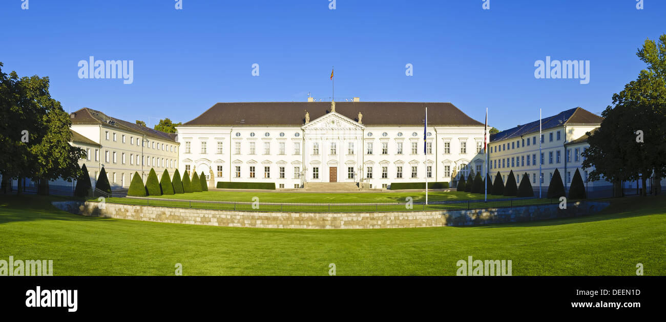 Hermoso panorama con Bellevue Palace en Berling, Alemania Foto de stock