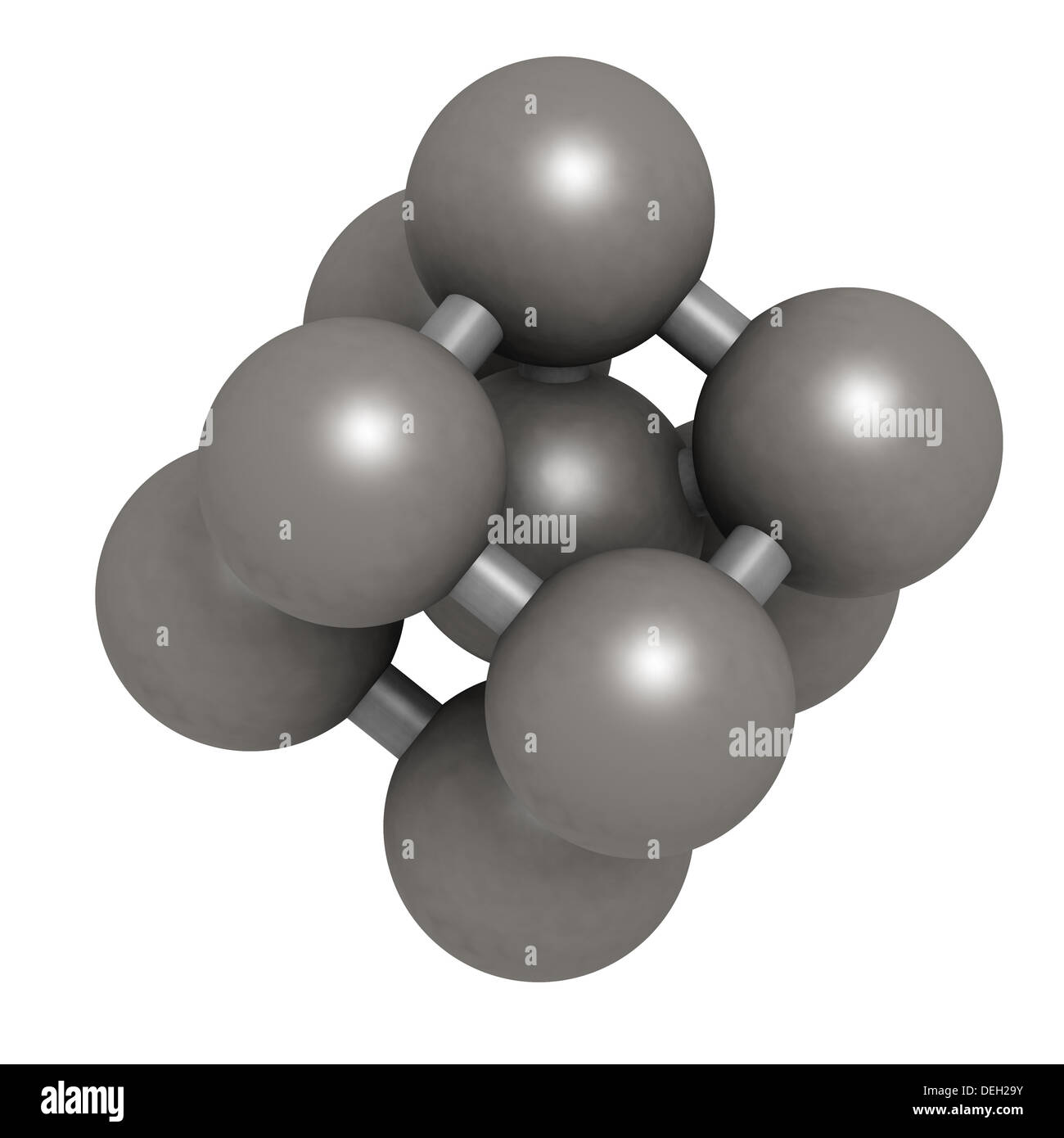 El hierro (Fe) de ferrita, metal, estructura de cristal. Celda unidad. Los  átomos son representados como esferas codificadas por colores Fotografía de  stock - Alamy