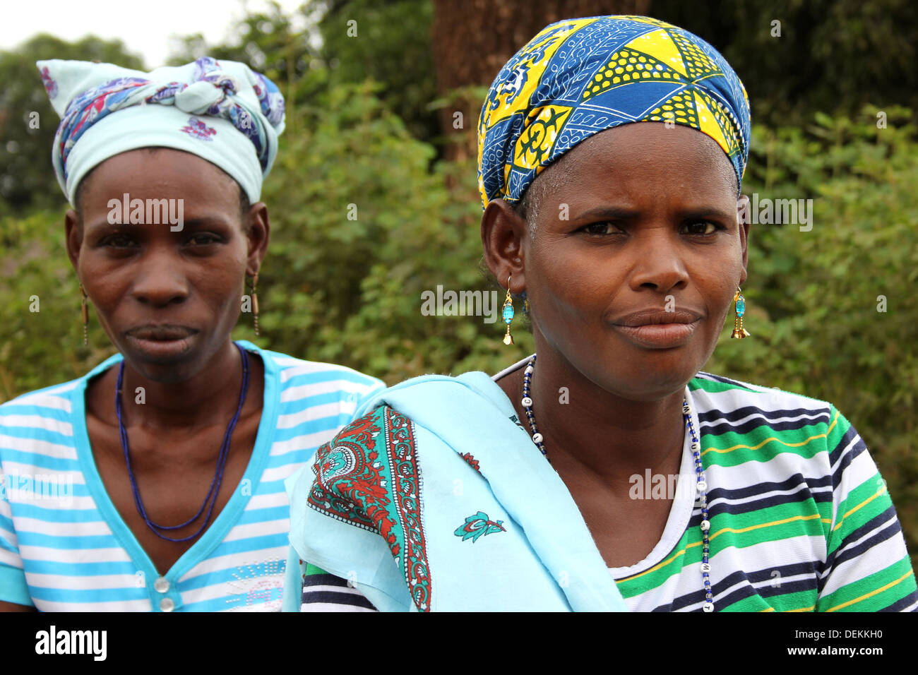 Ghana mujeres fulani Foto de stock
