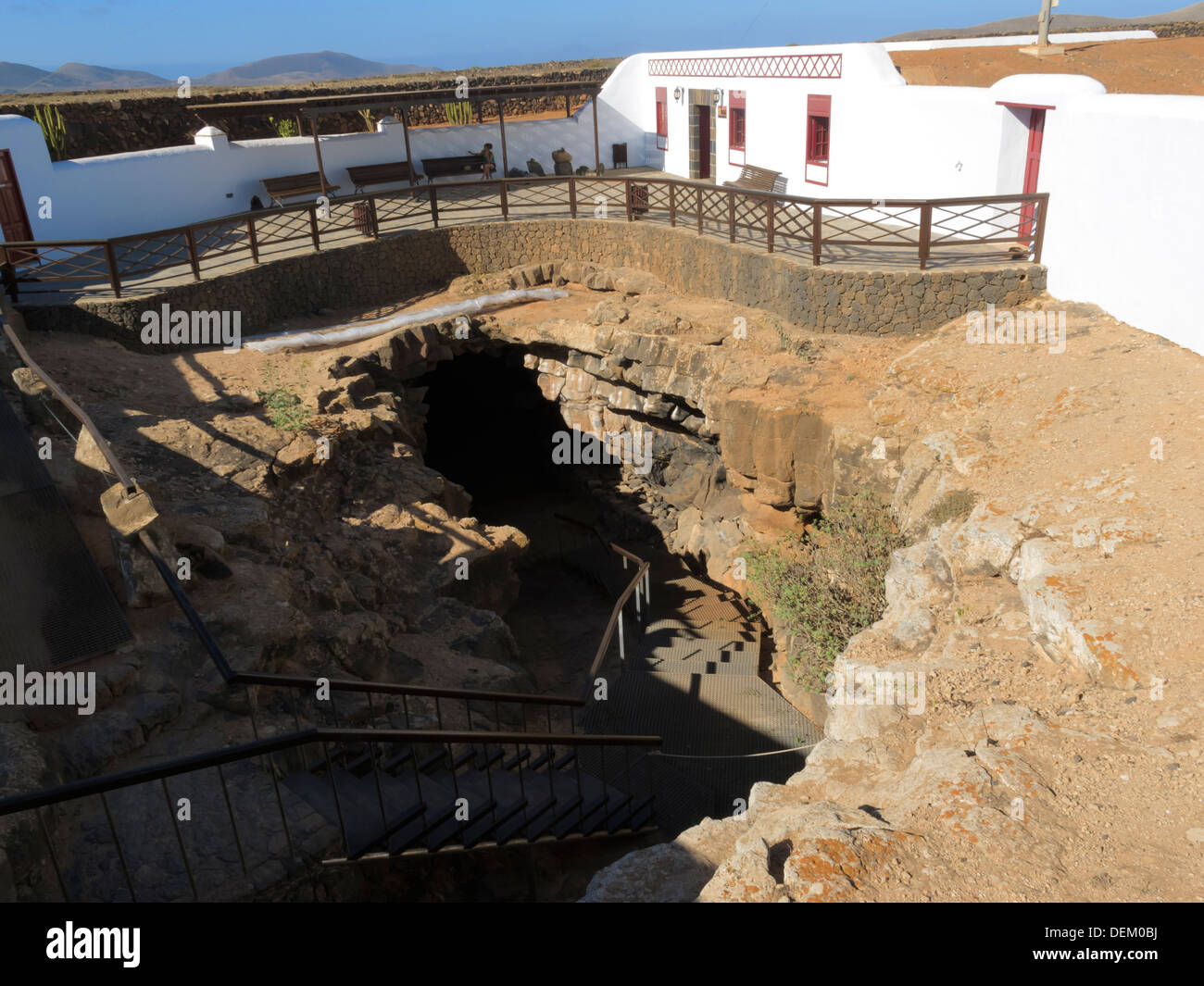 Cuevo del Llano (Cueva del Llano) Villaverde La Oliva, Fuerteventura, Islas Canarias Foto de stock