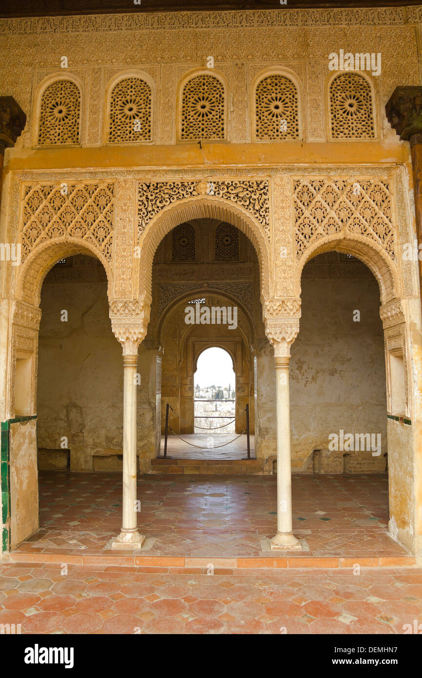 Puerta Real en el palacio del generalife, parte del complejo de la Alhambra  en Granada, España Fotografía de stock - Alamy