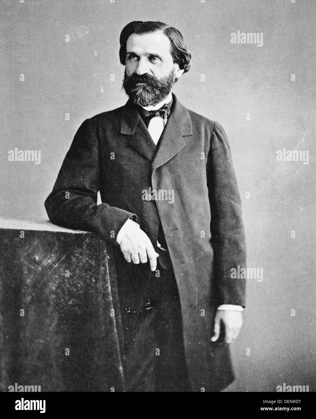 Giuseppe Verdi (1813-1901), compositor italiano. Fotografía de nadar Foto de stock