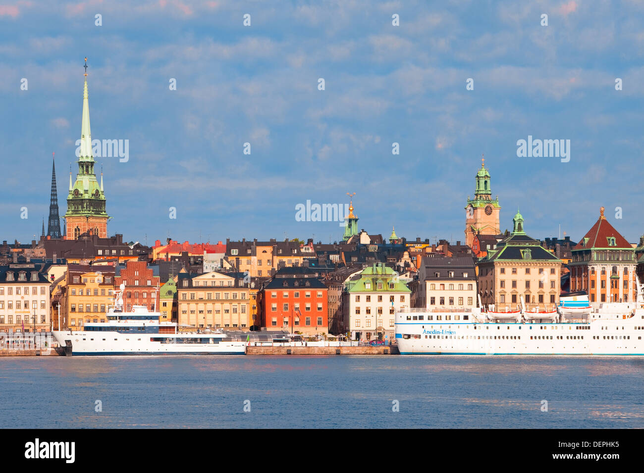 Estocolmo, Suecia - El casco antiguo de la ciudad. Foto de stock