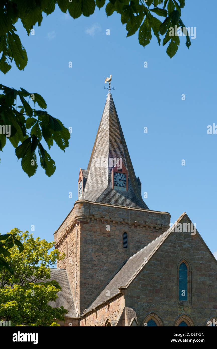 Dornoch Catedral -Iglesia Escocesa Foto de stock