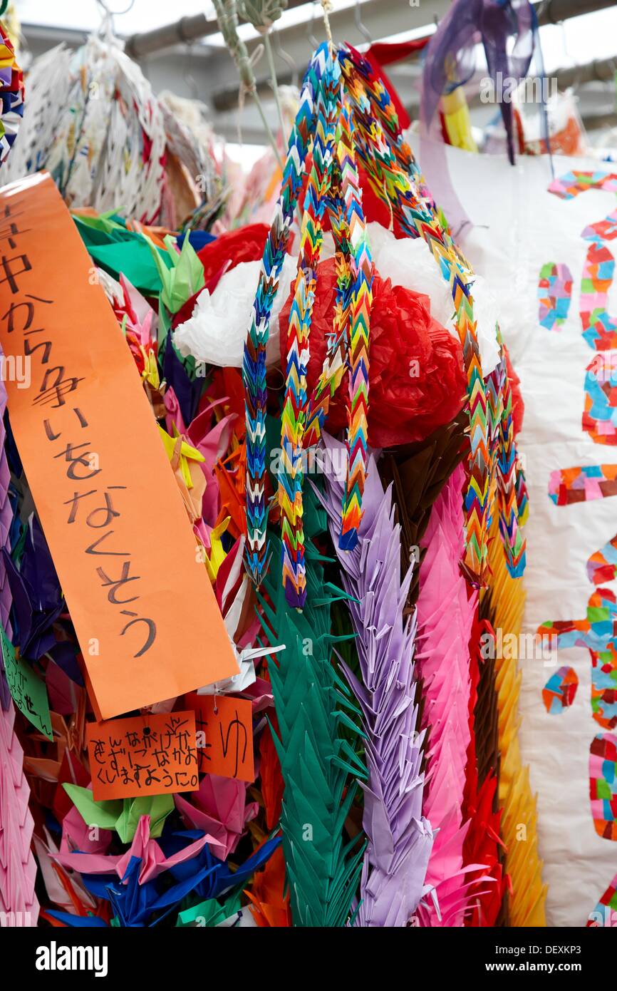 Los niños de la paz, monumento, Parque Memorial de la paz, en Hiroshima