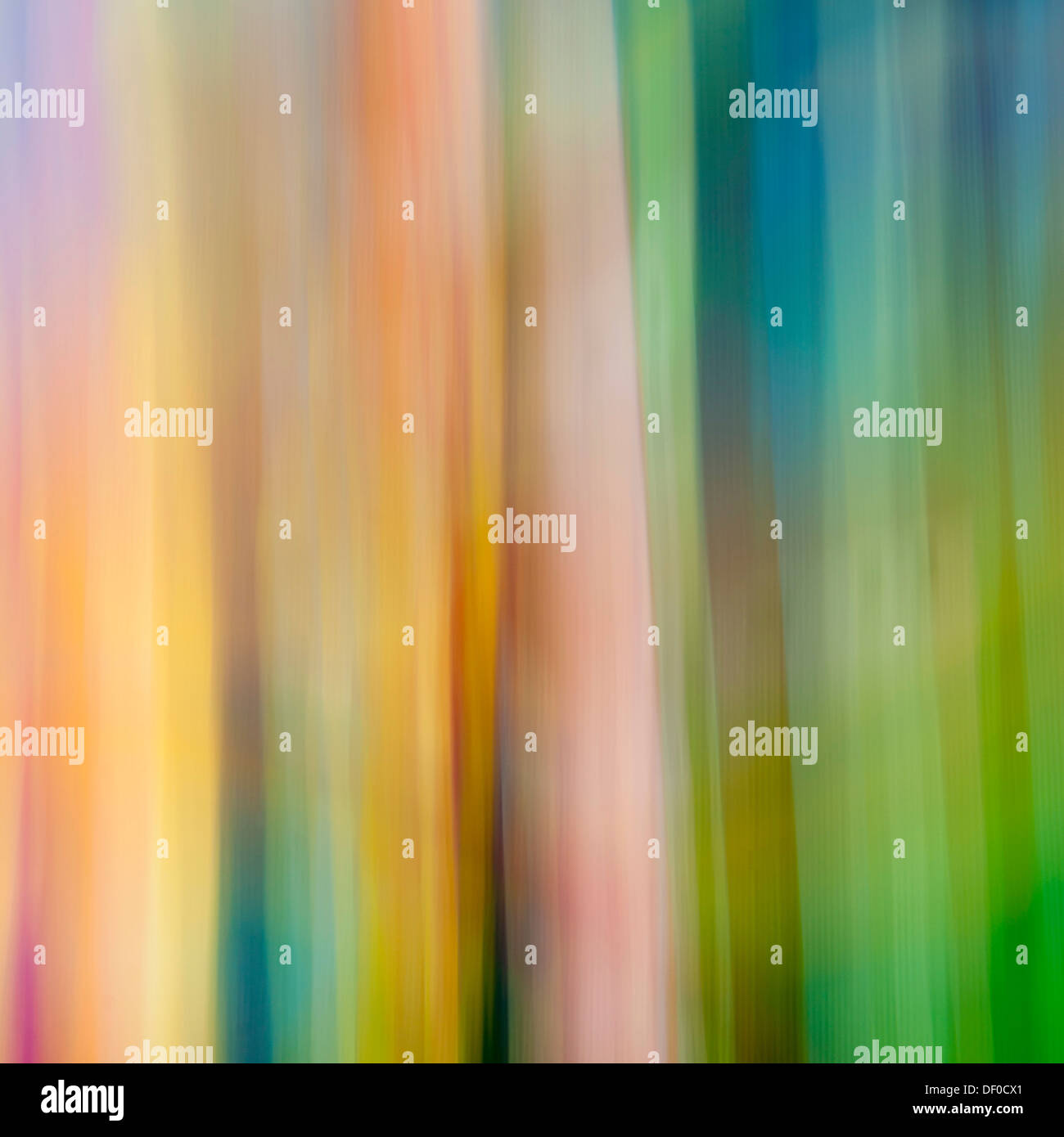 El color, la composición, la borrosa imagen de acrílico, por el artista Gerhard Kraus, Kriftel Foto de stock