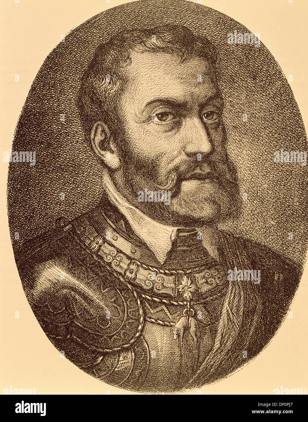 Carlos V (1500-1558) (Carlos I de España), Emperador del Sacro Imperio Romano Germánico Foto de stock